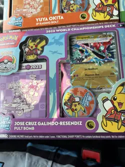 Pokemon 2025 World Championships Decks Set of ALL 4 Decks FACTORY SEALED! - Image 3