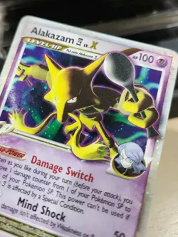 Alakazam E4 LV.X 103/111 MP Pokemon TCG Rising Rivals - Image 2