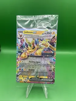 Jolteon ex 030/131 Stamped Prismatic Evolutions Surprise Box Sealed Promo - Image 1