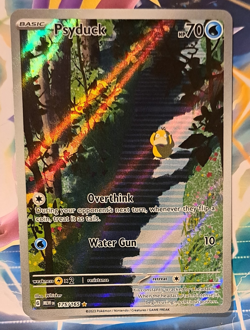 Pokemon TCG Psyduck 175/165 Scarlet & Violet 151 Illustration Rare Holo English - Image 1