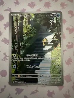 Pokemon TCG Psyduck Scarlet Violet-151 175/165 Holo Illustration Rare - Image 1