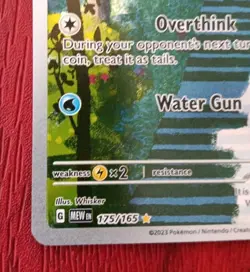 Pokemon TCG Psyduck Scarlet & Violet-151 175/165 Holo Illustration Rare - Image 4