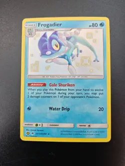 Pokemon TCG Frogadier SV12/SV94 Baby Shiny Hidden Fates - Image 1
