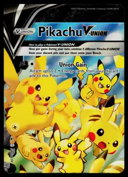 Pikachu V-Union SWSH139 SWSH: Sword & Shield Promo Cards Holo - Image 1