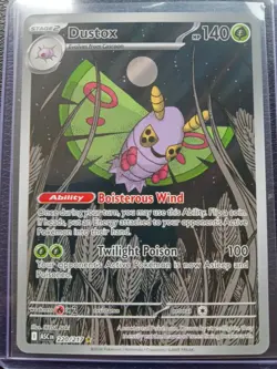 Dustox 220/217 Illustration Rare Ascended Heroes Pokemon Card Mint Condition - Image 2