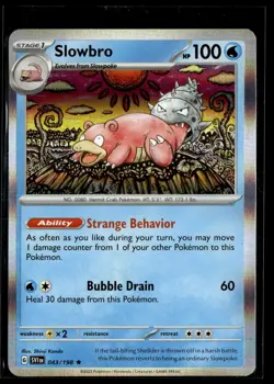 Pokemon Prize Pack Series Cards #043/198 Slowbro - Image 1
