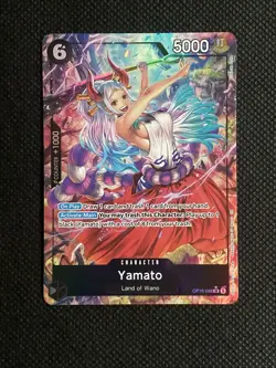 Yamato (Alt Art) OP16-098 SR, The Time of Battle, One Piece Card Game, Foil, Eng - Image 1