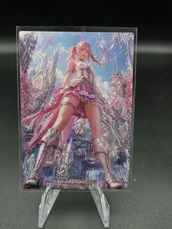 Serah Farron Final Fantasy Holographic Anime Collectible Trading Card - Image 1