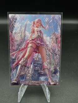 Serah Farron Final Fantasy Holographic Anime Collectible Trading Card - Image 2