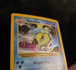 Gyarados 6/102 Base Set Unlimited Holo Rare Pokemon Card WOTC LP - Image 2