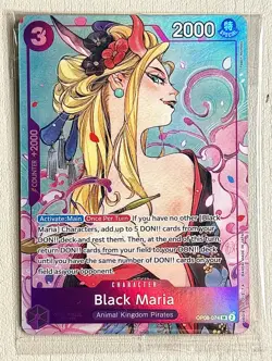 Black Maria (Illustration Box Vol.2 Promotion Card) OP08-074 - ENGLISH - Image 1