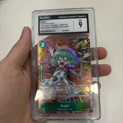 Sugar OP04-024 Alt Art V2 AA NM Kingdoms of Intrigue One Piece TCG English - Image 1