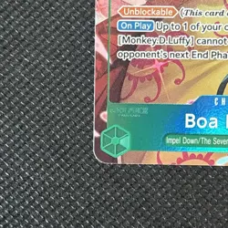 One Piece - Boa Hancock Alt Art (OP16-032) | OP16 - The Time of Battle NM/M Eng. - Image 4