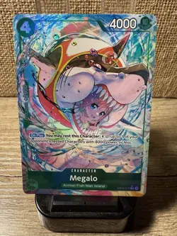 One Piece TCG The Azure Sea’s Seven Megalo / EB04-018 Alt Art Rare NM/M+! - Image 1