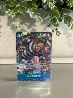 2026 One Piece Mr.3 (Galdino) Alt Art Op16-056 NM - Image 1