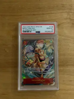 Nefeltari Vivi - OP04-118 - PSA 10 - Alternate Art - English - One Piece - 150-1 - Image 1