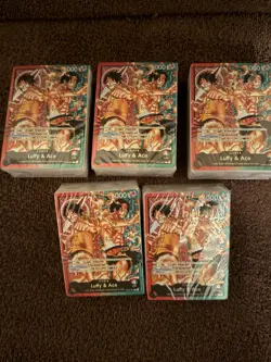 ONE PIECE TCG: (ST-30) Starter Deck EX: Luffy & Ace BRICK ONLY Sealed No Pack - Image 2