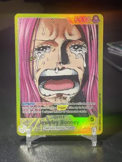 Jewelry Bonney OP13-100 Alternate Art Leader Carrying On His Will One Piece NM - Image 1