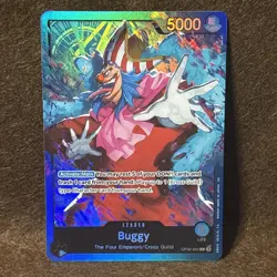 Buggy - OP09-042 L - Alt Art - Leader - ST25 - One Piece - English- Nm. - Image 1