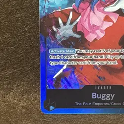 Buggy - OP09-042 L - Alt Art - Leader - ST25 - One Piece - English- Nm. - Image 5