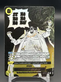 One Piece TCG Zehahahahaha! Alt Art OP16 The Battle Of Time OP16-116 - Image 1