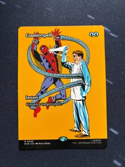 Counterspell Borderless Spider-Man Marvel Universe (MAR) MTG - Image 1
