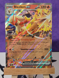 Pokemon TCG Blaziken ex Sv09 Journey Together Double Rare Holo Stage 2 HP320 - Image 1