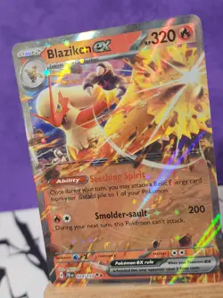 Pokemon TCG Blaziken ex Sv09 Journey Together Double Rare Holo Stage 2 HP320 - Image 3