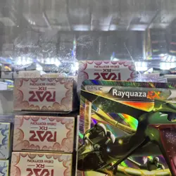 POKEMON UNGRADED RAYQUAZA EX 85/124 HOLO EX RARE DRAGONS EXALTED NM - Image 3