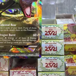 POKEMON UNGRADED RAYQUAZA EX 85/124 HOLO EX RARE DRAGONS EXALTED NM - Image 5