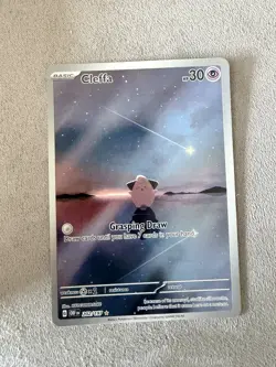 Pokemon TCG Cleffa Card 202/197 Obsidian Flames Illustration Rare - Image 1