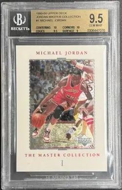 Michael Jordan - 1999 Upper Deck Jordan Master Collection #1 RARE /500 - BGS 9.5 - Image 1