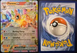 Flareon ex 014/131 Holo Double Rare Prismatic Evolutions Pokemon Near Mint - Image 1