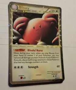 Blissey (Prime) 106/123 / Ultra Rare - HeartGold SoulSilver (HS) Near Mint (NM) - Image 3