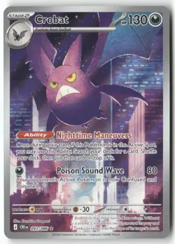 Crobat [CRI - 093/086] Illustration Rare ME04: Chaos Rising EN NM - Image 1
