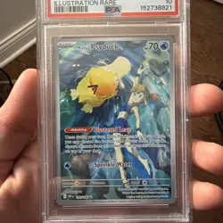 MISTY'S PSYDUCK 2025 POKEMON DESTINY RIVALS ILLUSTRATION RARE #193 PSA 10 Q6679 - Image 2