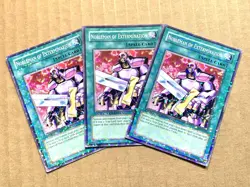 yugioh 3X NOBLEMAN OF EXTERMINATION DT01-EN038 DUEL TERMINAL COMMON NEAR MINT - Image 1