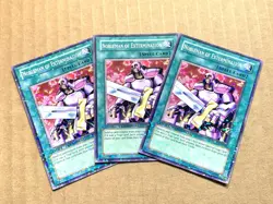 yugioh 3X NOBLEMAN OF EXTERMINATION DT01-EN038 DUEL TERMINAL COMMON NEAR MINT - Image 2