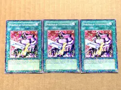yugioh 3X NOBLEMAN OF EXTERMINATION DT01-EN038 DUEL TERMINAL COMMON NEAR MINT - Image 3