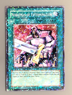 yugioh NOBLEMAN OF EXTERMINATION DT01-EN038 DUEL TERMINAL COMMON NEAR MINT - Image 1