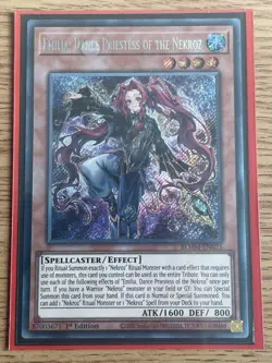 Yu-gi-oh Emilia, Dance Priestess of the Nekroz BLMM-EN025 Secret Rare NM card - Image 3