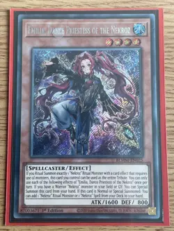 Yu-gi-oh Emilia, Dance Priestess of the Nekroz BLMM-EN025 Secret Rare NM card - Image 5