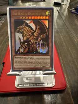 YUGIOH EGYPTIAN GOD SET SLIFER/OBELISK/RA STAMP ULTRA RARE RA05-EN128/129/130 - Image 2