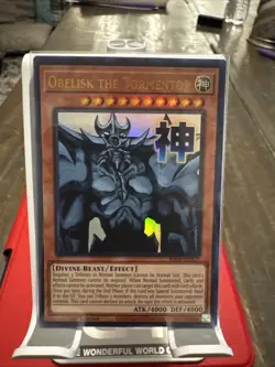YUGIOH EGYPTIAN GOD SET SLIFER/OBELISK/RA STAMP ULTRA RARE RA05-EN128/129/130 - Image 3