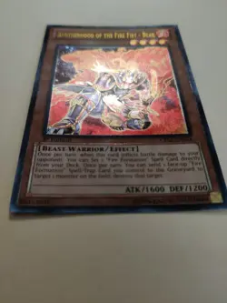 Yugioh! Brotherhood of the Fire Fist - Bear CBLZ-EN024 Ultimate Rare 1st Ed LP - Image 5
