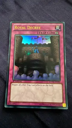 Yu-Gi-Oh! Royal Decree LCYW-EN182 Ultra Rare Mint 1st Edition - Image 1