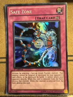 Yu-Gi-Oh! Safe Zone (MP) 1st Edition EXVC-EN078 Super Rare - Image 1
