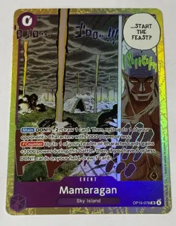 One Piece TCG Mamaragan OP15-078 SR English - Image 1