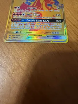 Reshiram & Charizard GX SM247 Sm Holo Pokemon Card - Image 2