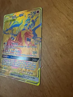 Reshiram & Charizard GX SM247 Sm Holo Pokemon Card - Image 4